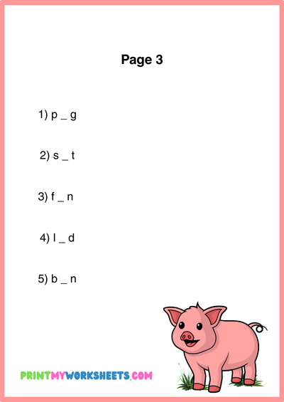 1st Grade Back to School CVC Words Worksheets PDF – No Prep First Week Literacy Pack 4 1st Grade Back to School CVC Words Worksheets PDF – No Prep First Week Literacy Pack - Image 4