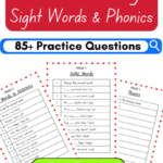 3rd Grade Valentines Day Sight Words Phonics PDF