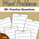 2nd Grade Math Word Problems Worksheets PDF