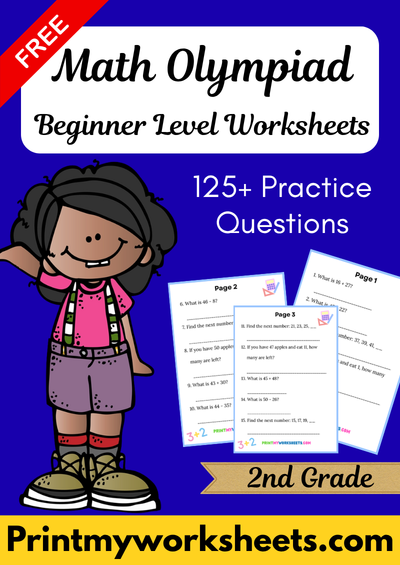 2nd Grade Math Olympiad Beginner Worksheets PDF