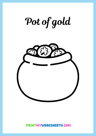 Pre-K St Patricks Day Coloring Worksheets PDF | Free Downloadable 5 Pre-K St Patricks Day Coloring Worksheets PDF | Free Downloadable - Image 5