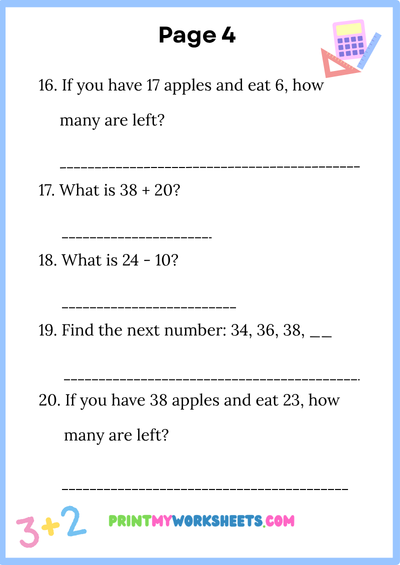2nd Grade Math Olympiad Beginner Worksheets PDF - Free Downloadable Answer Key Included 5 2nd Grade Math Olympiad Beginner Worksheets PDF - Free Downloadable Answer Key Included - Image 5
