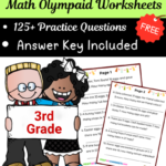 3rd Grade Easter Math Olympiad Worksheets PDF