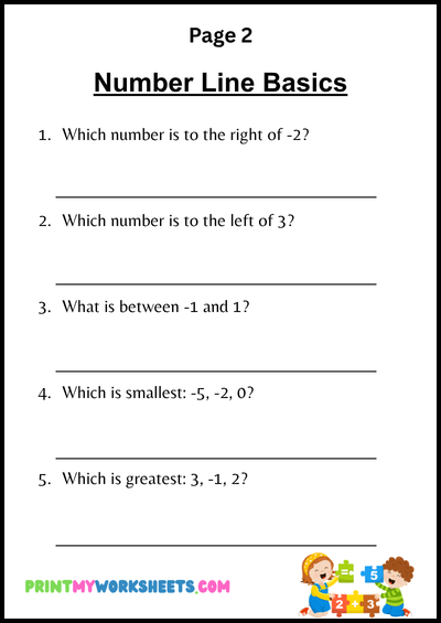 7th Grade Integers And Number Line Worksheet | Free Downloadable PDF 3 7th Grade Integers And Number Line Worksheet | Free Downloadable PDF - Image 3