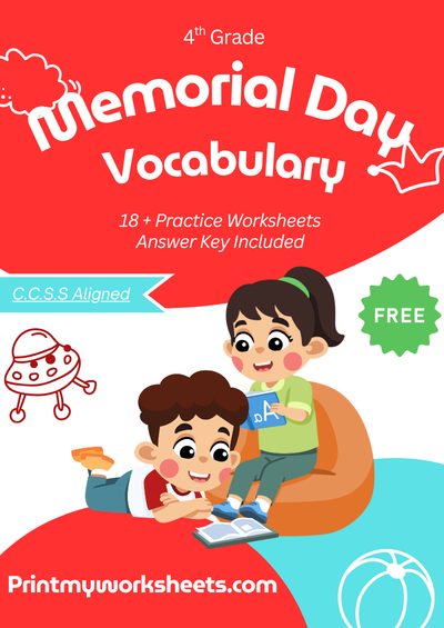 4th Grade Memorial Day Vocabulary Worksheets