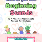 Kindergarten Beginning Sounds Worksheets