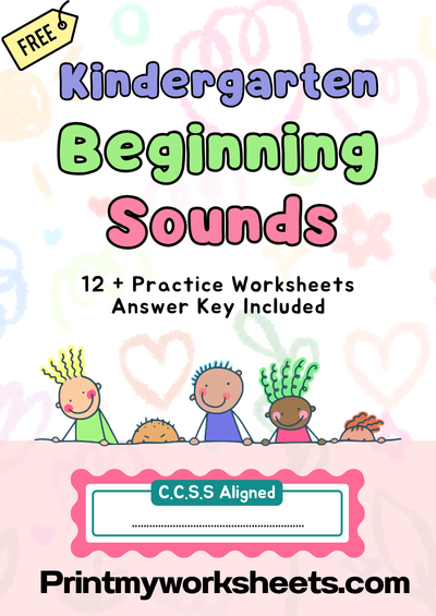 Kindergarten Beginning Sounds Worksheets