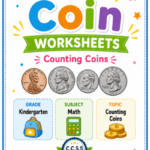 Kindergarten Counting Coins Worksheet