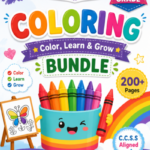 1st Grade Color Learn Grow Bundle Worksheets