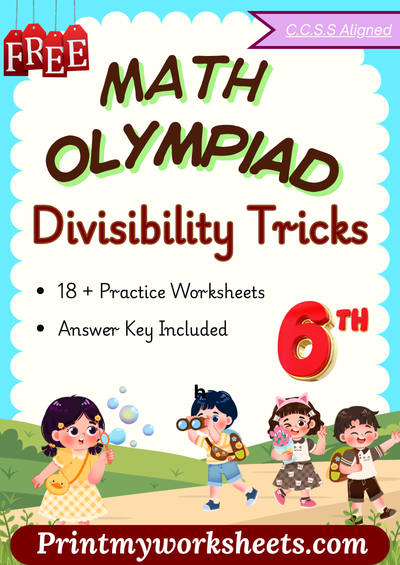 6th Grade Olympiad Divisibility Tricks Worksheets