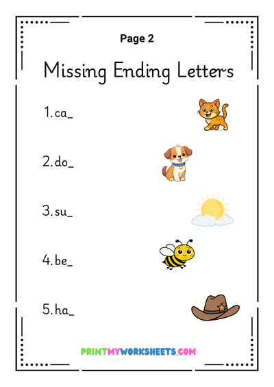 Kindergarten Missing Letter Worksheets PDF | Free Downloadable PDF 3 Kindergarten Missing Letter Worksheets PDF | Free Downloadable PDF - Image 3