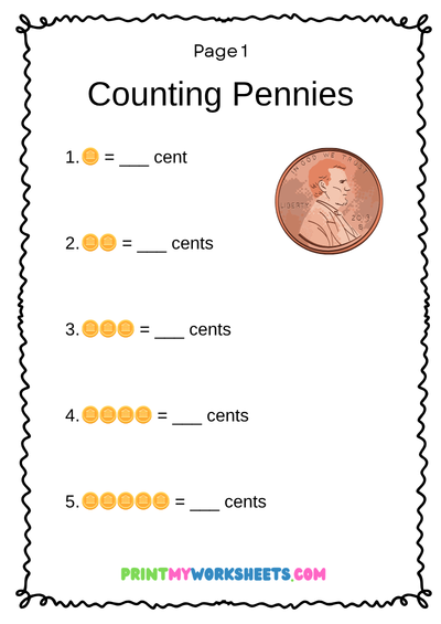 Kindergarten Counting Coins Worksheet | Free Downloadable PDF 3 Kindergarten Counting Coins Worksheet | Free Downloadable PDF - Image 3