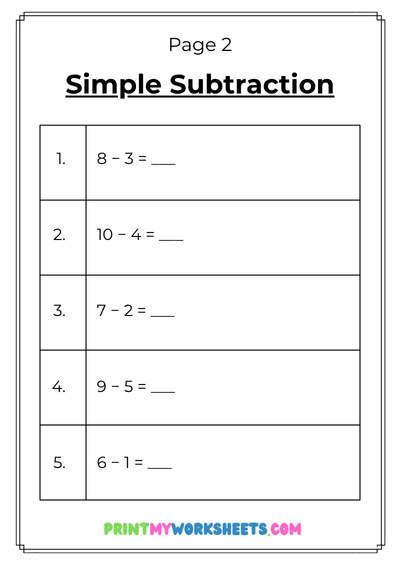 1st Grade Addition Subtraction Review Worksheets | Free Downloadable PDF 3 1st Grade Addition Subtraction Review Worksheets | Free Downloadable PDF - Image 3