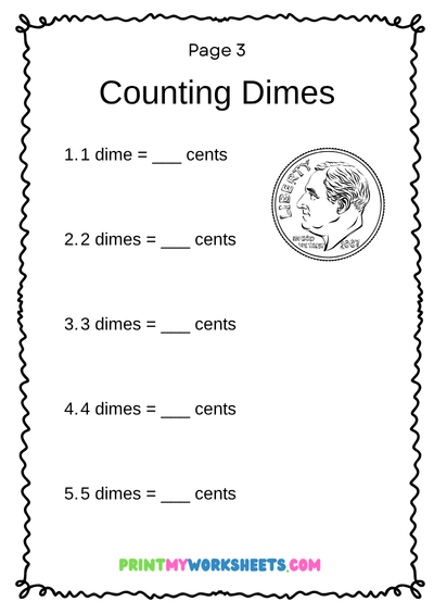 Kindergarten Counting Coins Worksheet | Free Downloadable PDF 5 Kindergarten Counting Coins Worksheet | Free Downloadable PDF - Image 5
