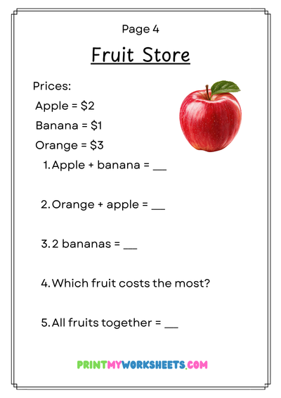 3rd Grade Money Store Simulations Worksheets | Free Downloadable PDF 5 3rd Grade Money Store Simulations Worksheets | Free Downloadable PDF - Image 5