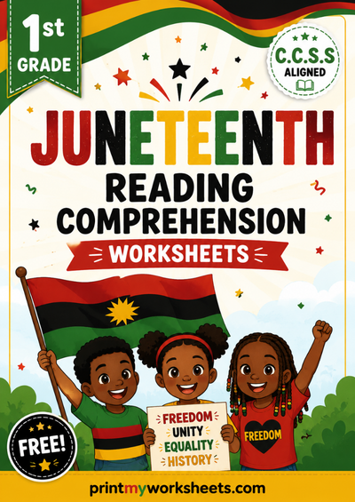 1st Grade Juneteenth Reading Comprehension