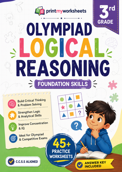 3rd Grade Olympiad Logical Reasoning Workbook