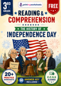 3rd Grade Independence Day Reading Comprehension