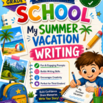 3rd Grade Back to School Summer Vacation Writing