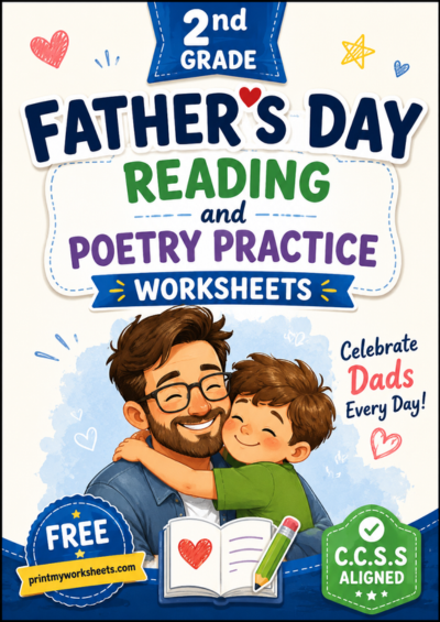 2nd Grade Fathers Day Reading Poetry Worksheets