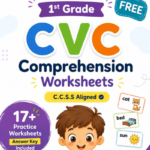1st Grade CVC Comprehension Worksheets
