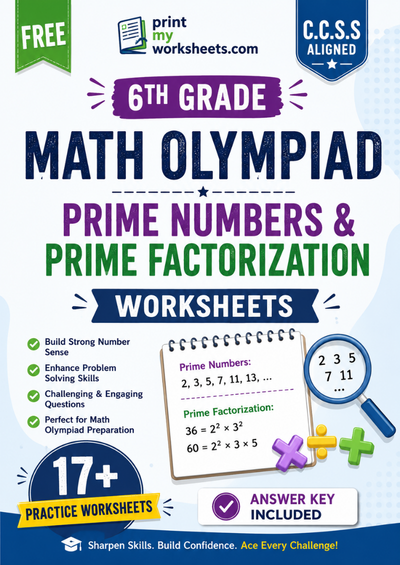 6th Grade Prime Factorization Worksheets