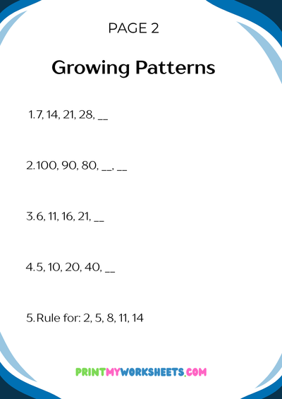 4th Grade Math Olympiad Patterns Algebra Worksheets | Free Downloadable PDF 3 4th Grade Math Olympiad Patterns Algebra Worksheets | Free Downloadable PDF - Image 3