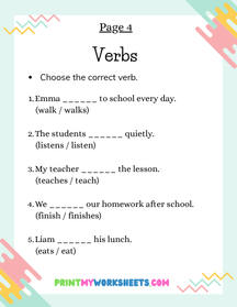 4th Grade Back to School Grammar Worksheets | Free Downloadable PDF 5 4th Grade Back to School Grammar Worksheets | Free Downloadable PDF - Image 5