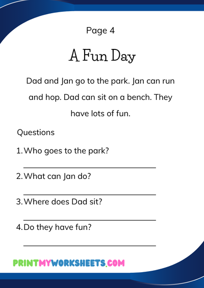 1st Grade CVC Comprehension Worksheets | Free Downloadable PDF 5 1st Grade CVC Comprehension Worksheets | Free Downloadable PDF - Image 5