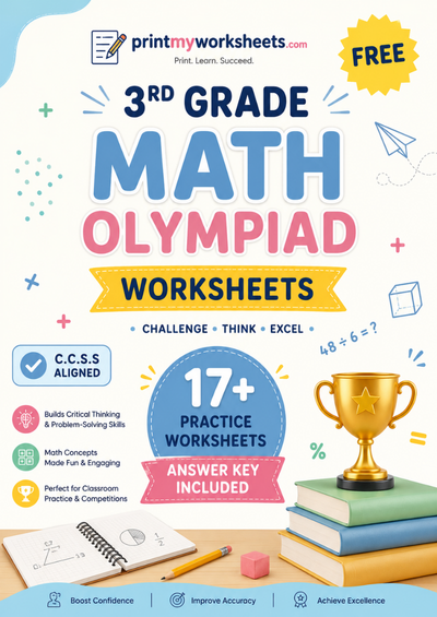 3rd Grade Math Olympiad Worksheets