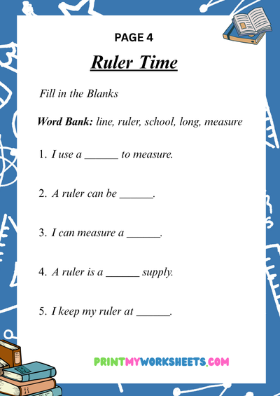 Kindergarten School Supplies Printable Worksheets | Free Downloadable PDF 5 Kindergarten School Supplies Printable Worksheets | Free Downloadable PDF - Image 5