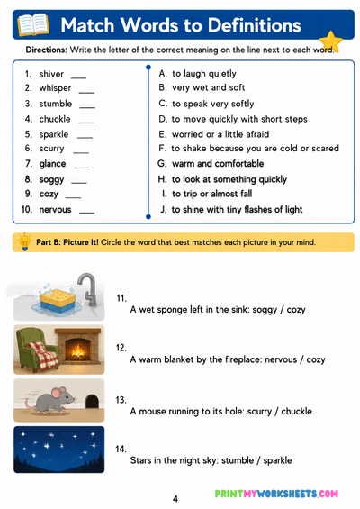 3rd Grade Word Explorers Vocabulary Worksheets | Free Downloadable PDF 4 3rd Grade Word Explorers Vocabulary Worksheets | Free Downloadable PDF - Image 4