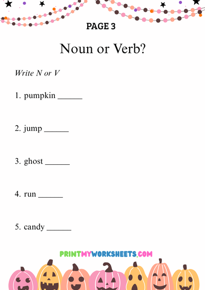 1st Grade Halloween Grammar Worksheets | Free Downloadable PDF 4 1st Grade Halloween Grammar Worksheets | Free Downloadable PDF - Image 4