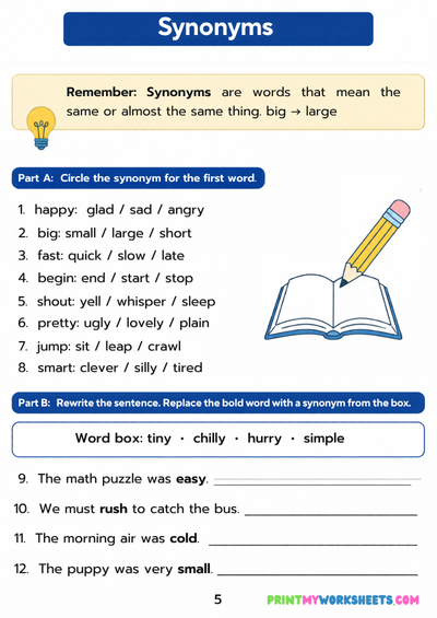 3rd Grade Word Explorers Vocabulary Worksheets | Free Downloadable PDF 5 3rd Grade Word Explorers Vocabulary Worksheets | Free Downloadable PDF - Image 5